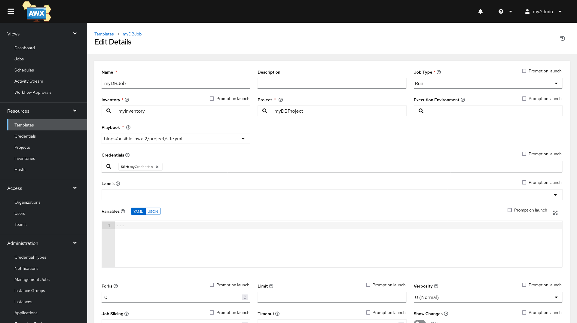 Ansible - AWX 2/2