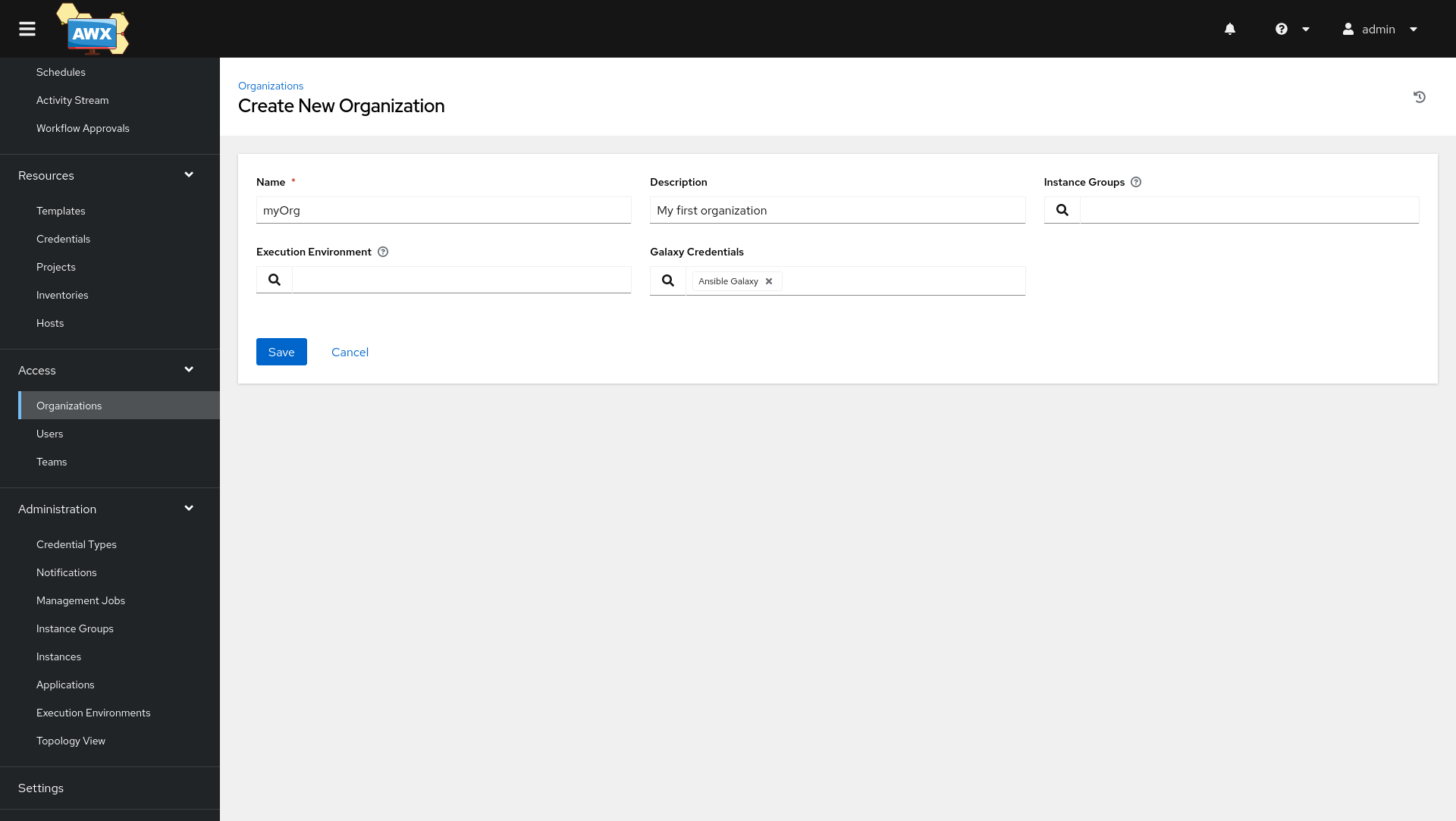 Ansible - AWX 2/2