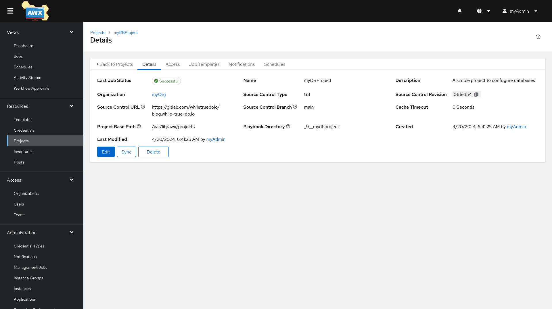 Ansible - AWX 2/2