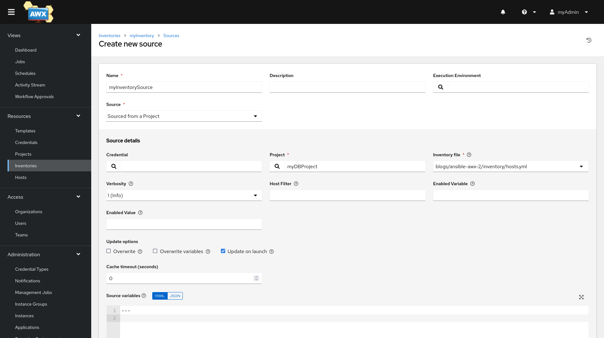 Ansible - AWX 2/2