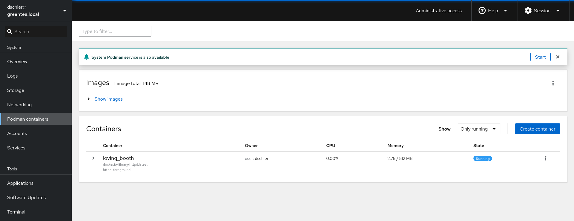 Podman - Graphical Interfaces (for Terminal, Desktop and Server)